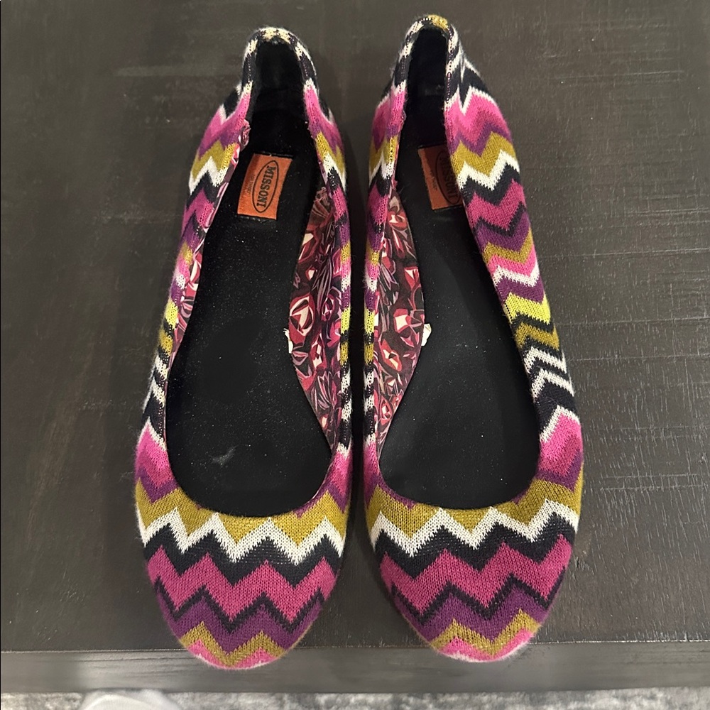 Mission Zigzag Patterned Flats - image 1